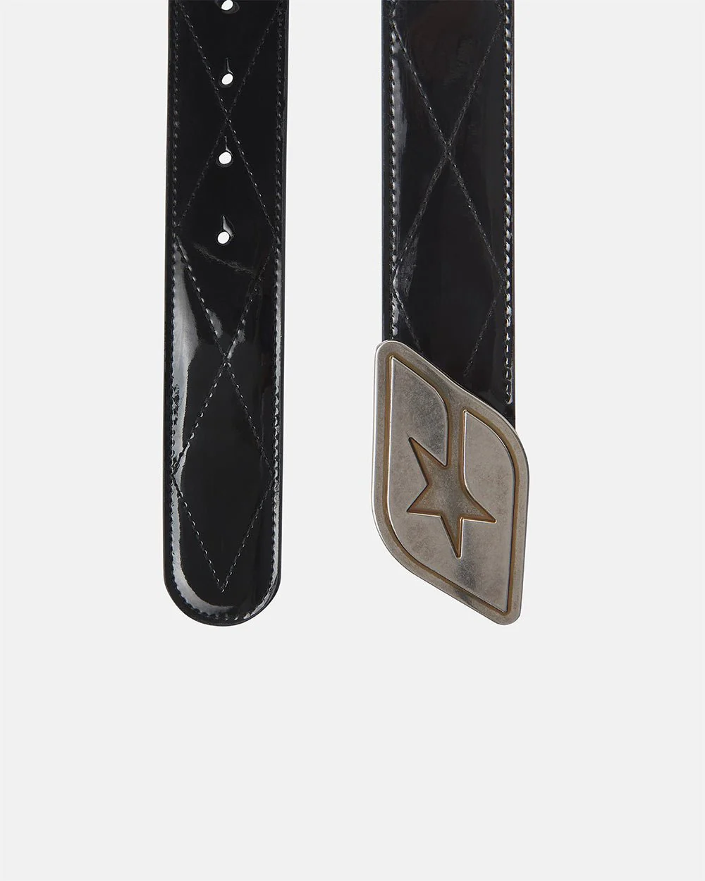 ORIGINAL LEATHER BELT GLOSSY BLACK - Image 2