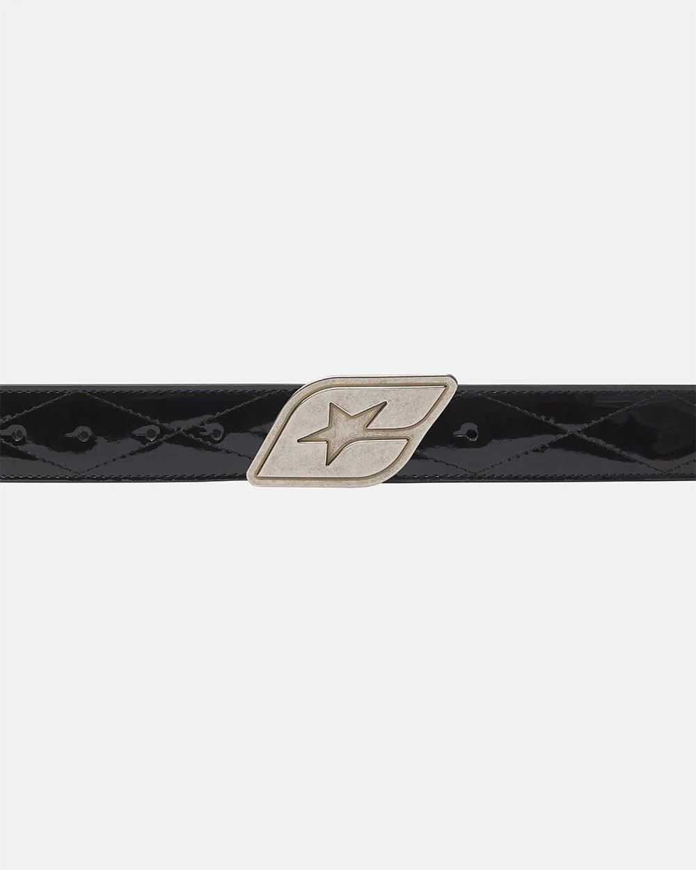 ORIGINAL LEATHER BELT GLOSSY BLACK - Image 3