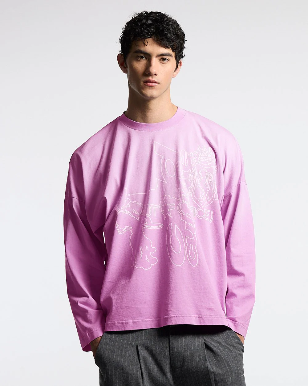 OUT OF THE OFFICE LONGSLEEVE PINK - Image 2