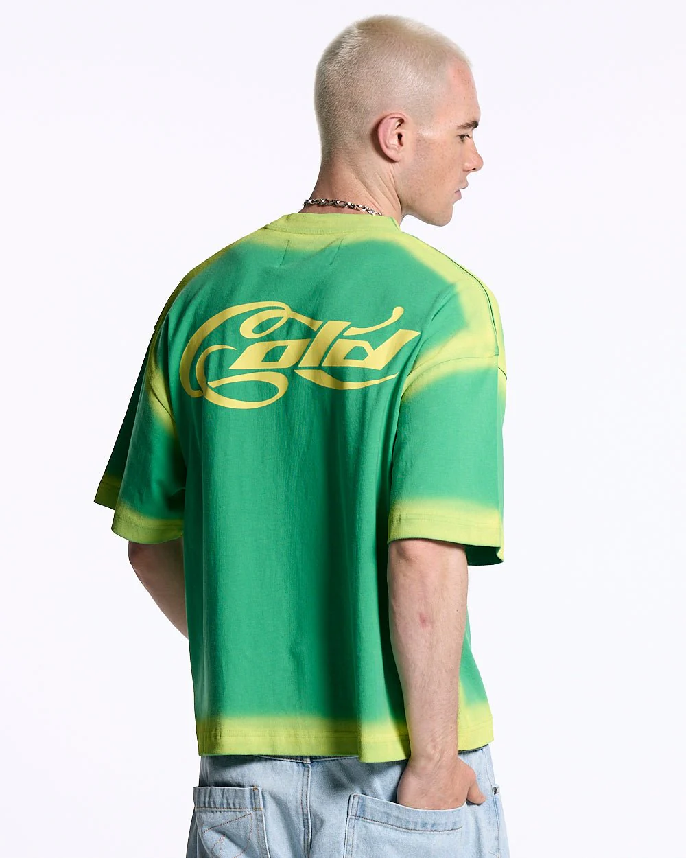 PANELS TEE GREEN AND YELLOW - Image 2
