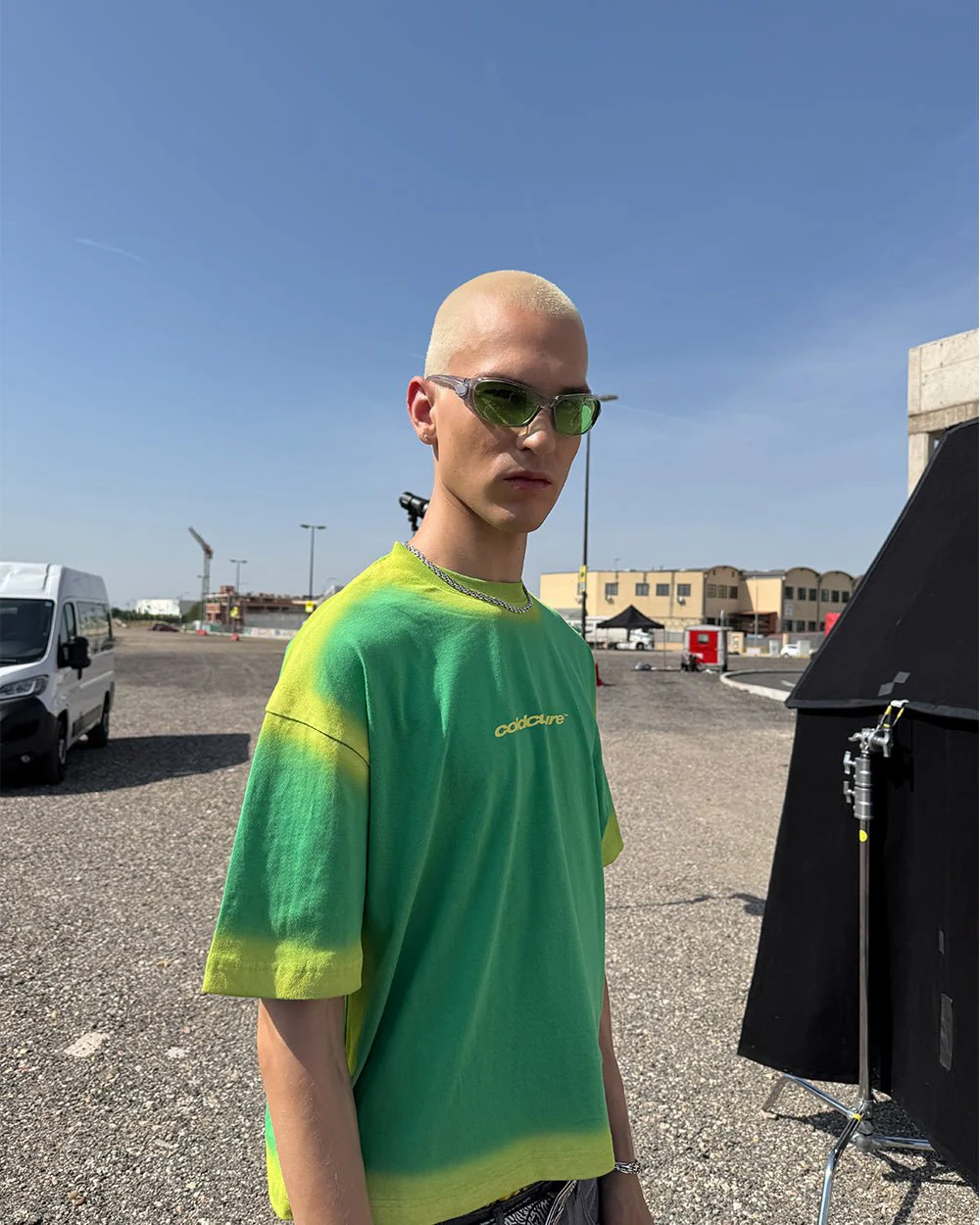 PANELS TEE GREEN AND YELLOW - Image 7