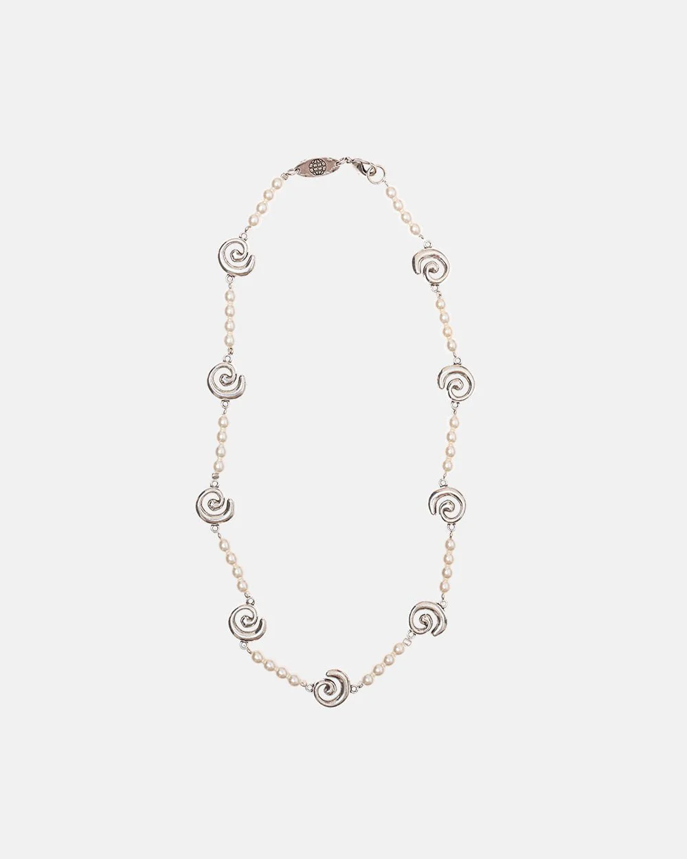 PEARL AND SPIRAL NECKLACE - Image 2