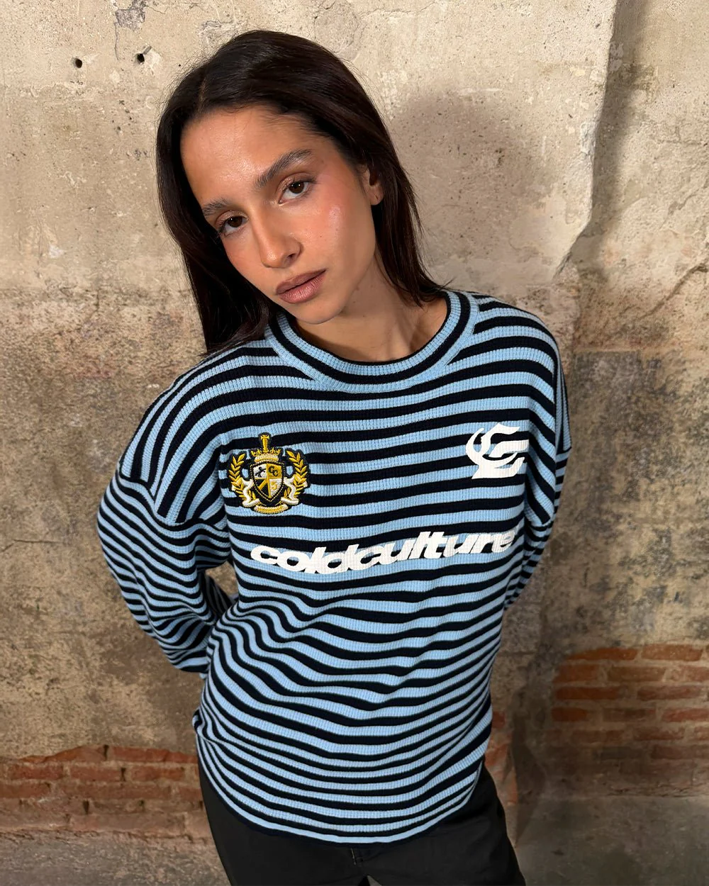 PHARREL LONGSLEEVE DARK & LIGHT BLUE - Image 8