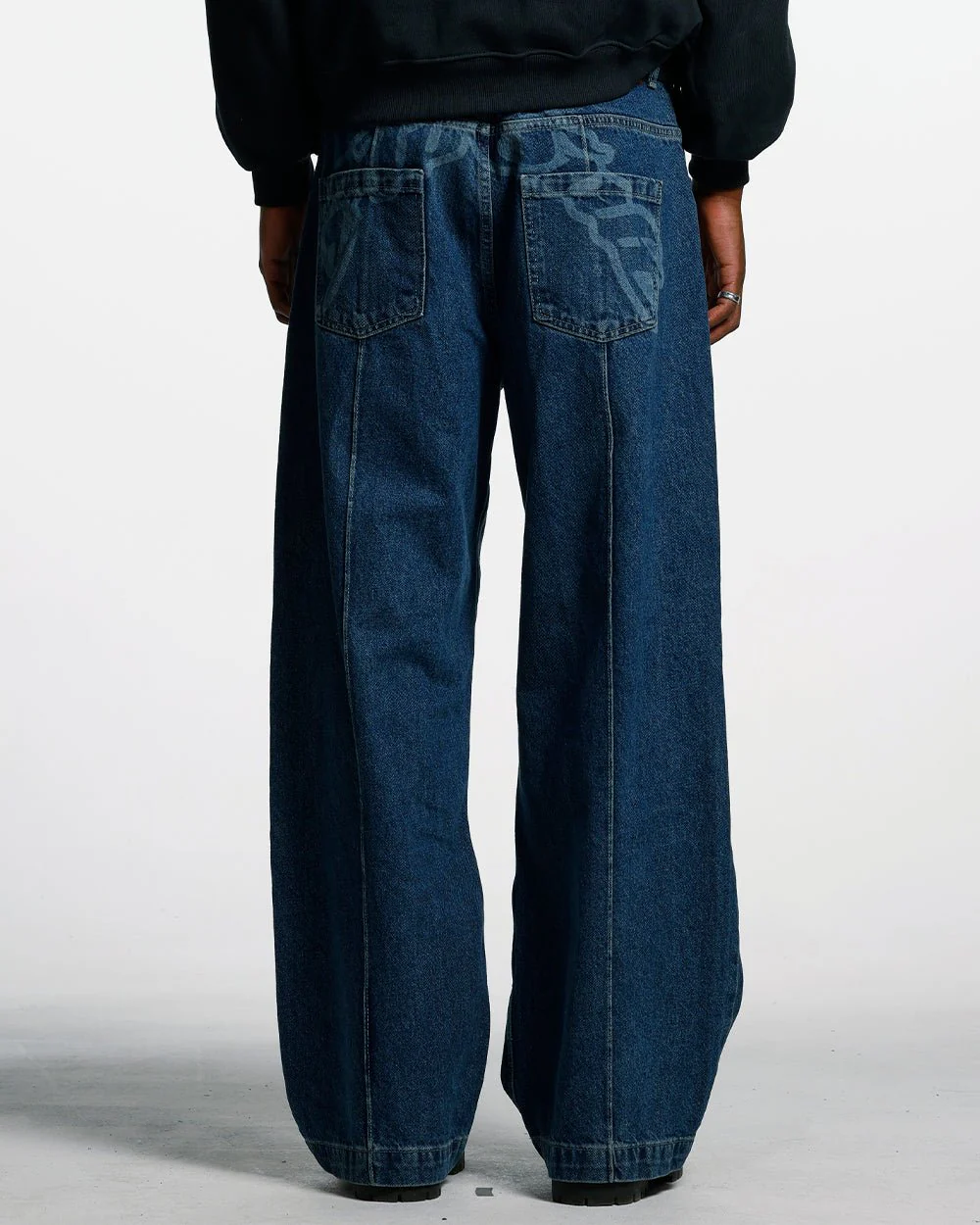 PINTUCK V2 PANTS BLUE DENIM - Image 3