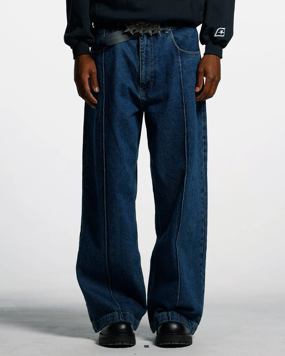PINTUCK V2 PANTS BLUE DENIM - Image 4