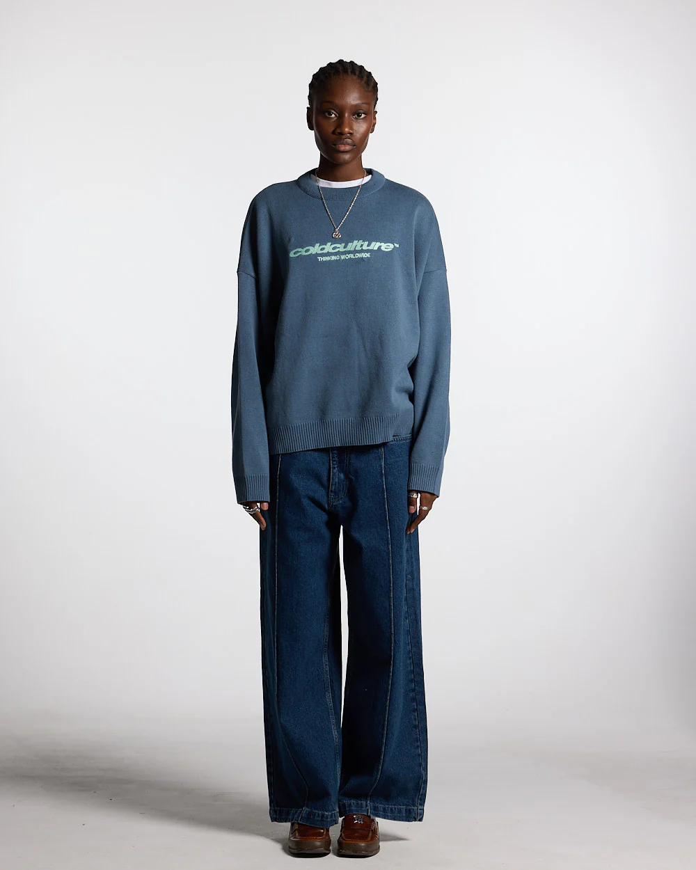 PINTUCK V2 PANTS BLUE DENIM - Image 6