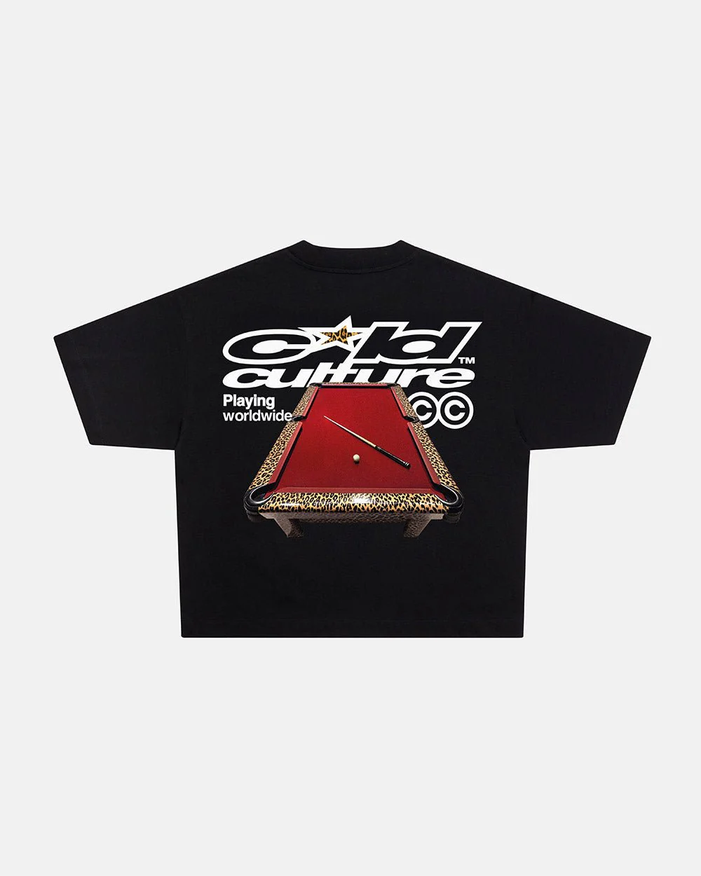 PLAYING WORLDWIDE TEE BLACK