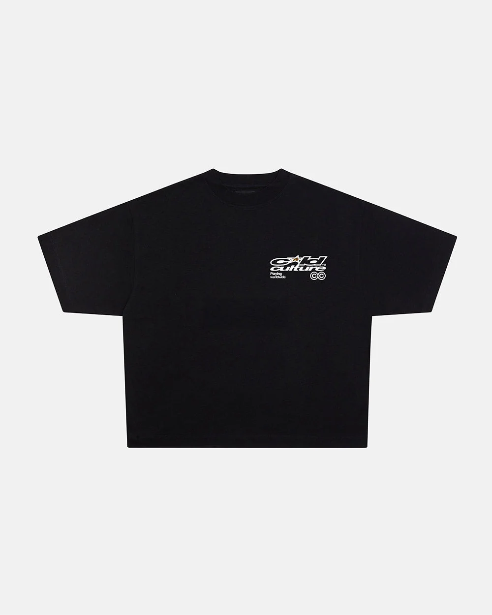 PLAYING WORLDWIDE TEE BLACK - Image 2
