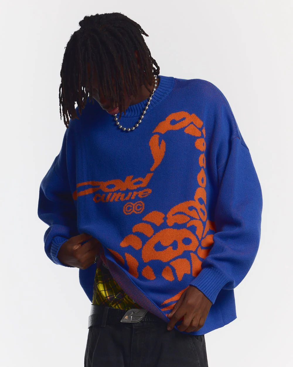 POISON KNIT BLUE AND ORANGE - Image 3