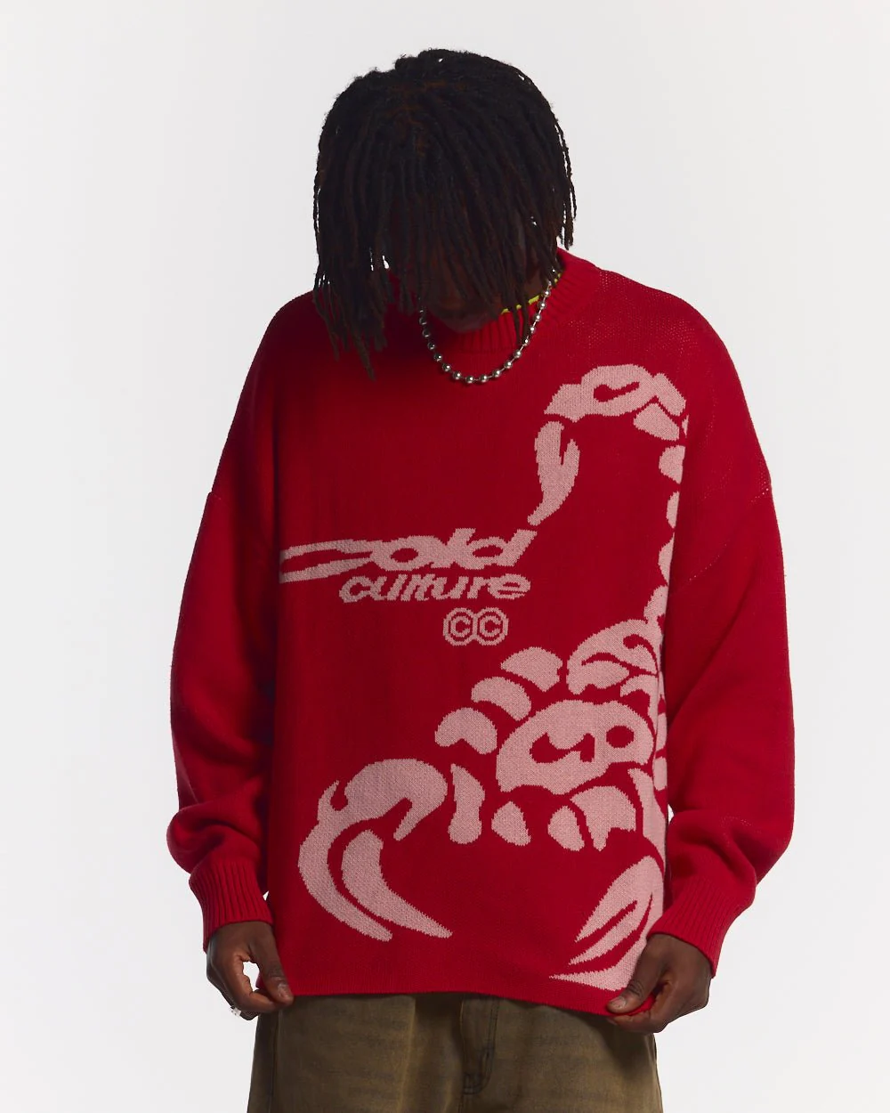 POISON KNIT RED AND SALMON - Image 3