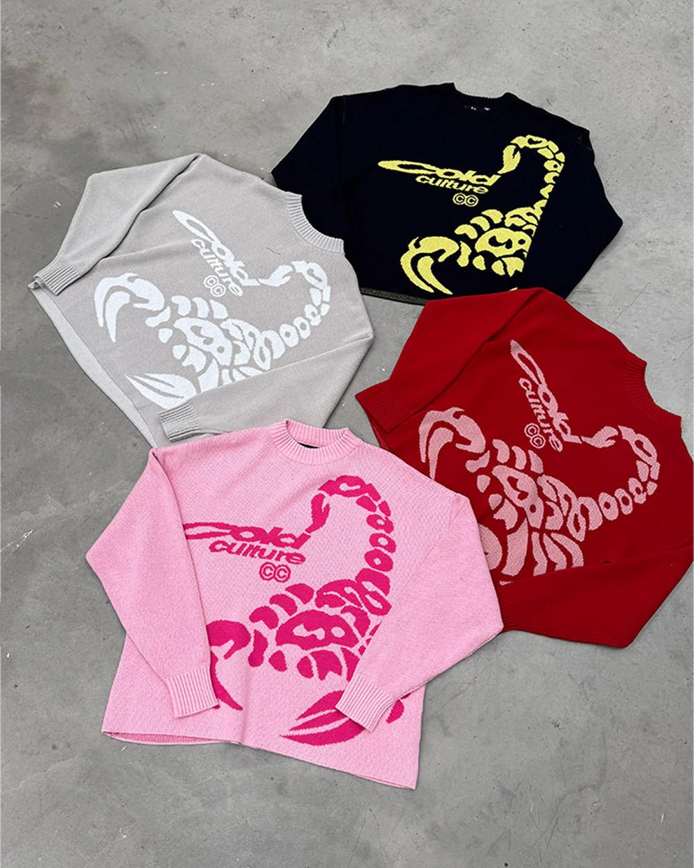 POISON KNIT RED AND SALMON - Image 7