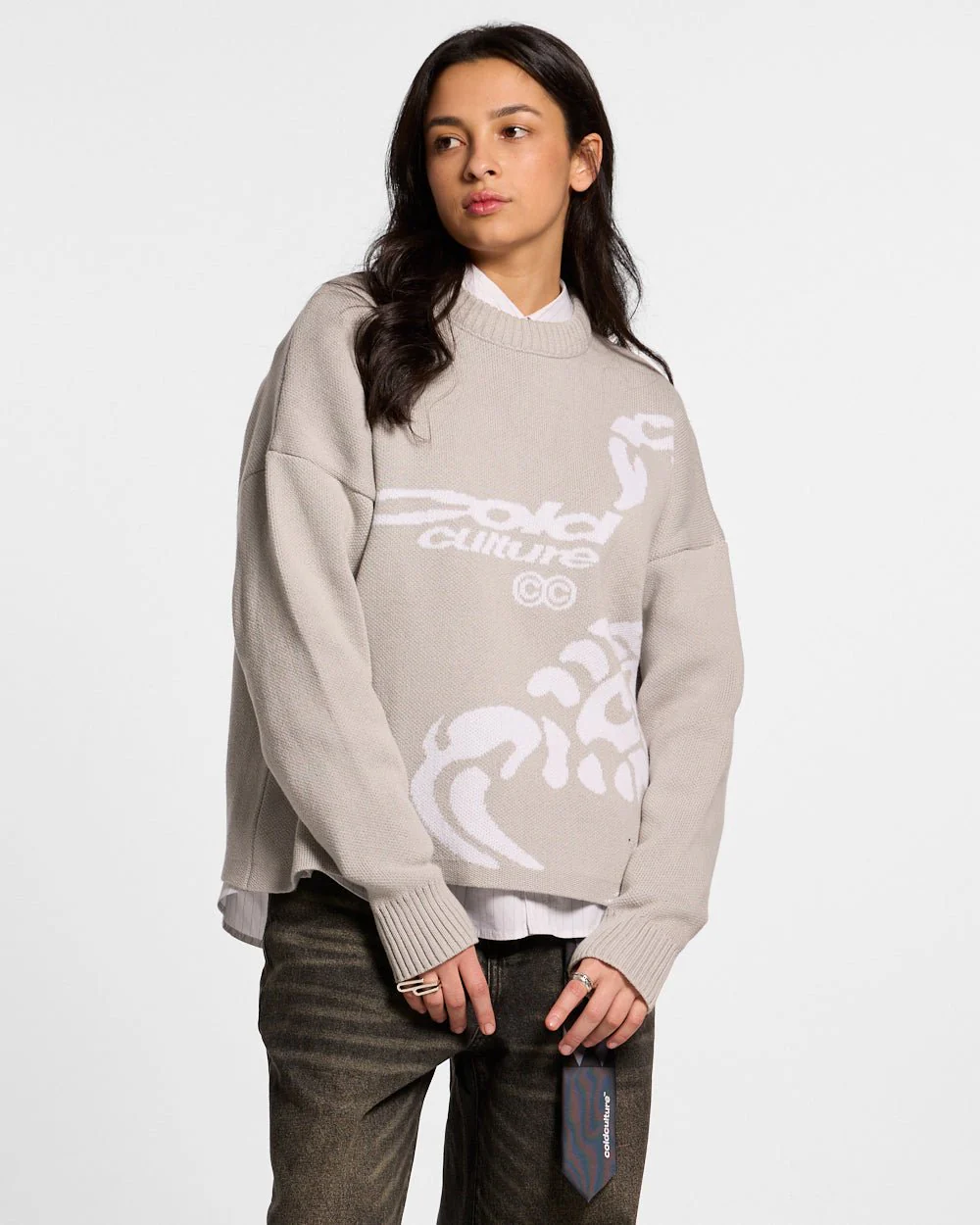 POISON KNIT COOL GREY - Image 5