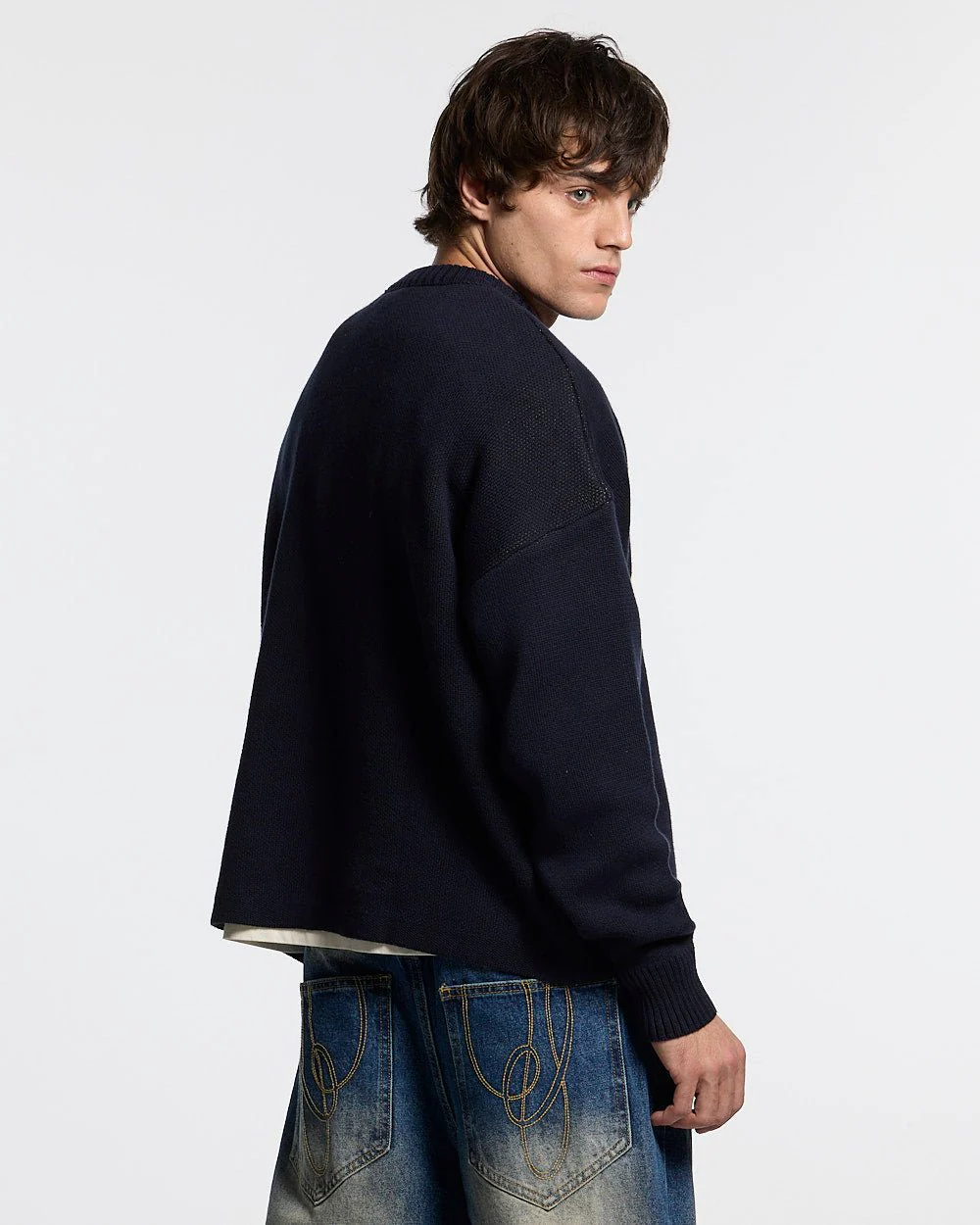 POISON KNITWEAR HEAVY BLUE - Image 4
