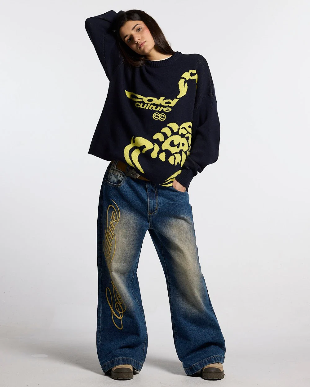 POISON KNITWEAR HEAVY BLUE - Image 5
