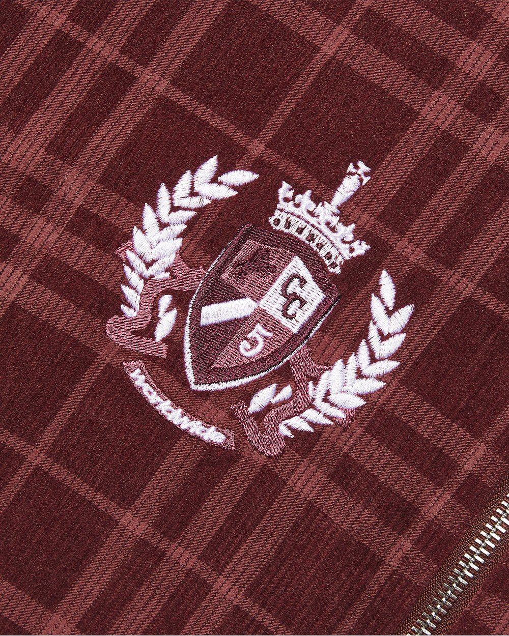 POSH ZIP HOODIE BURGUNDY - Image 5