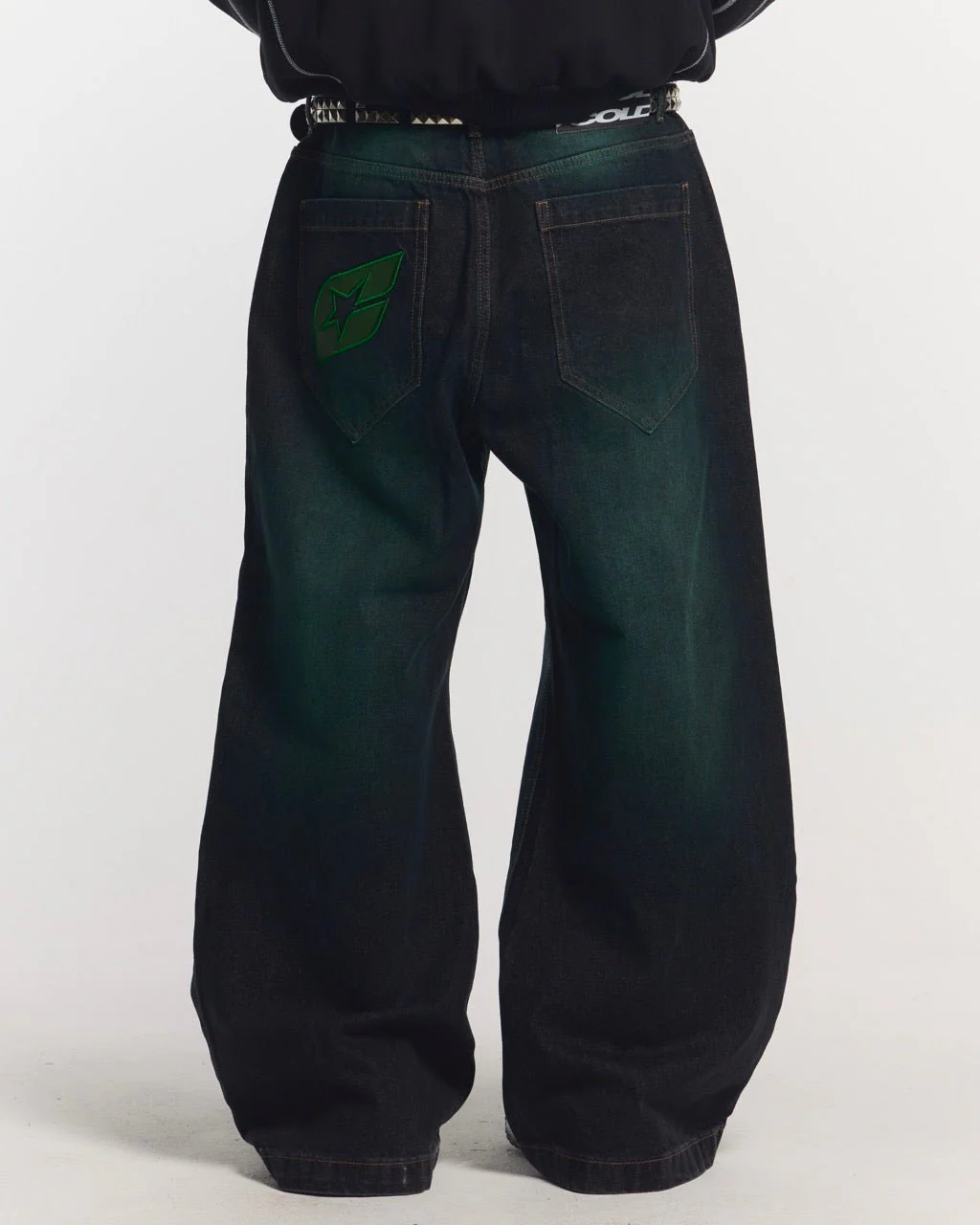 PRECIOUS V3 PANTS BLACK & GREEN - Image 3
