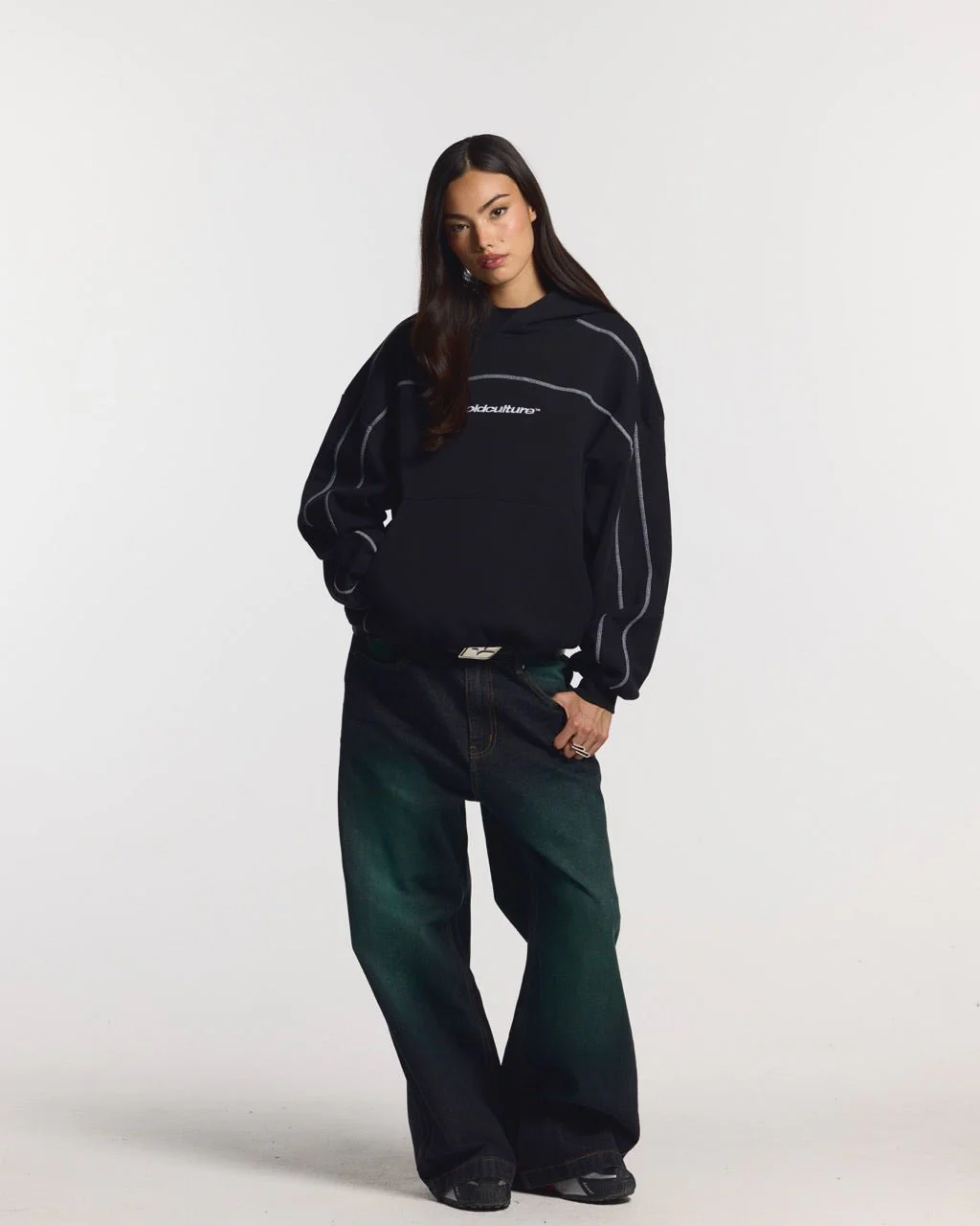 PRECIOUS V3 PANTS BLACK & GREEN - Image 6