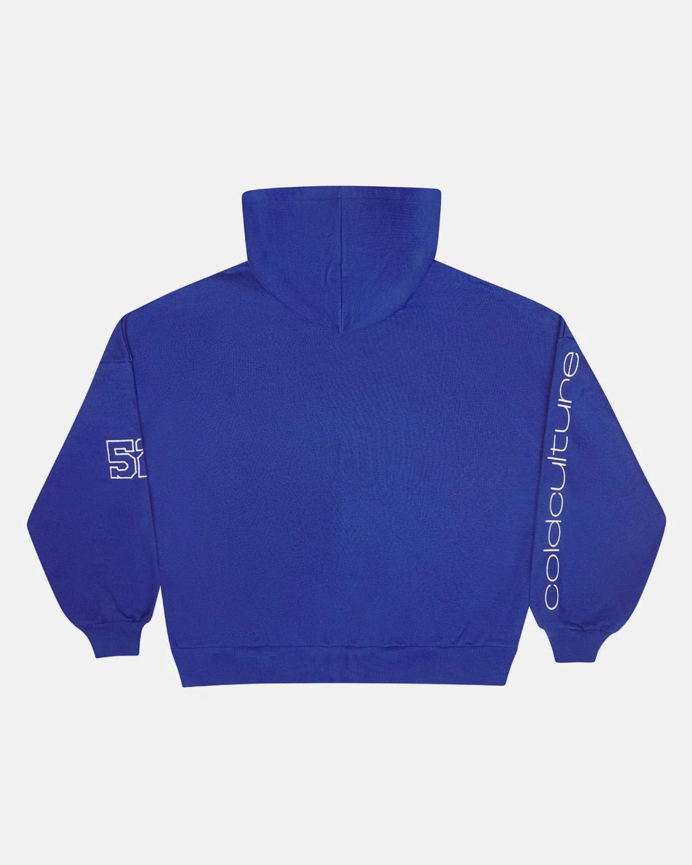 PRESTIGE ZIP HOODIE BLUE & WHITE - Image 2