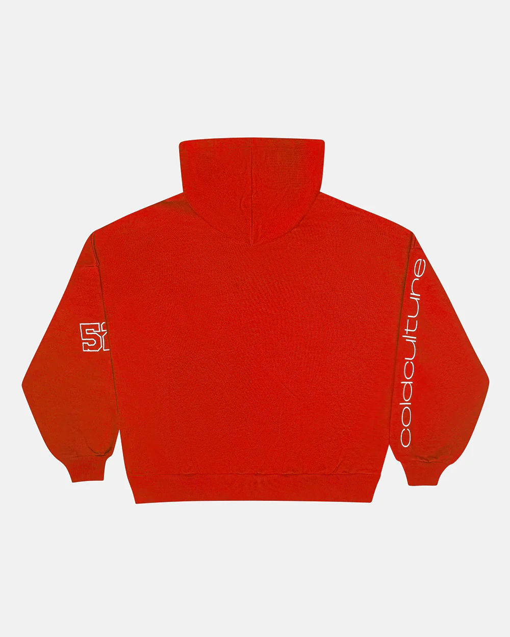PRESTIGE ZIP HOODIE RED & WHITE - Image 2