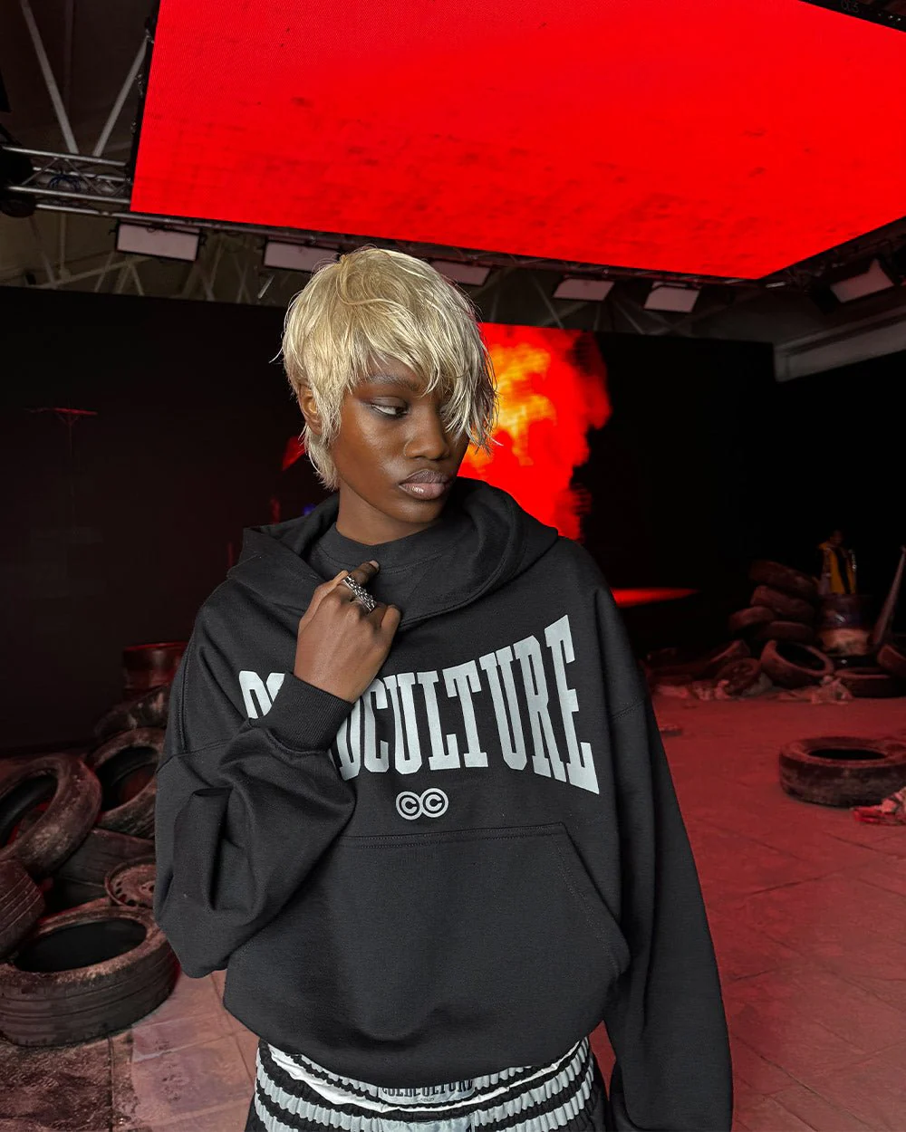 RAGE IN THE RING HOODIE BLACK - Image 8