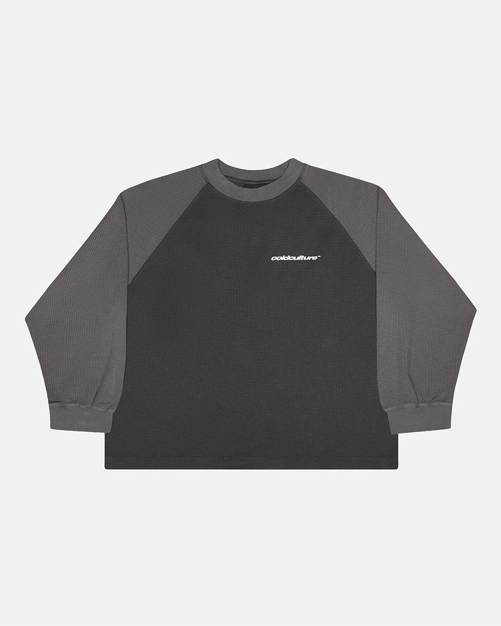RANGLAN BICOLOR THERMAL LONGSLEEVE BLACK - Image 2