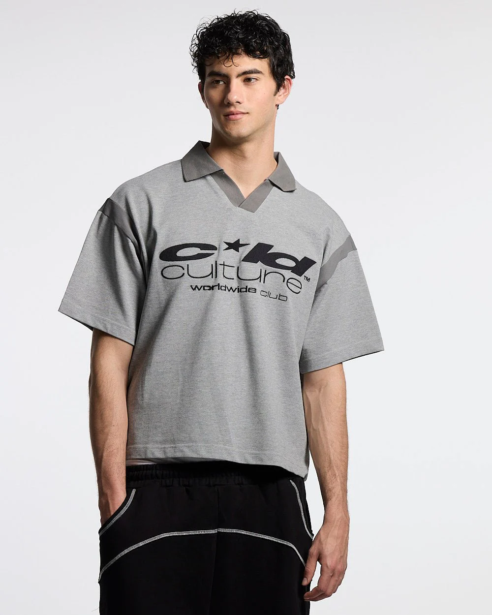 RAW CITY POLO GREY - Image 2