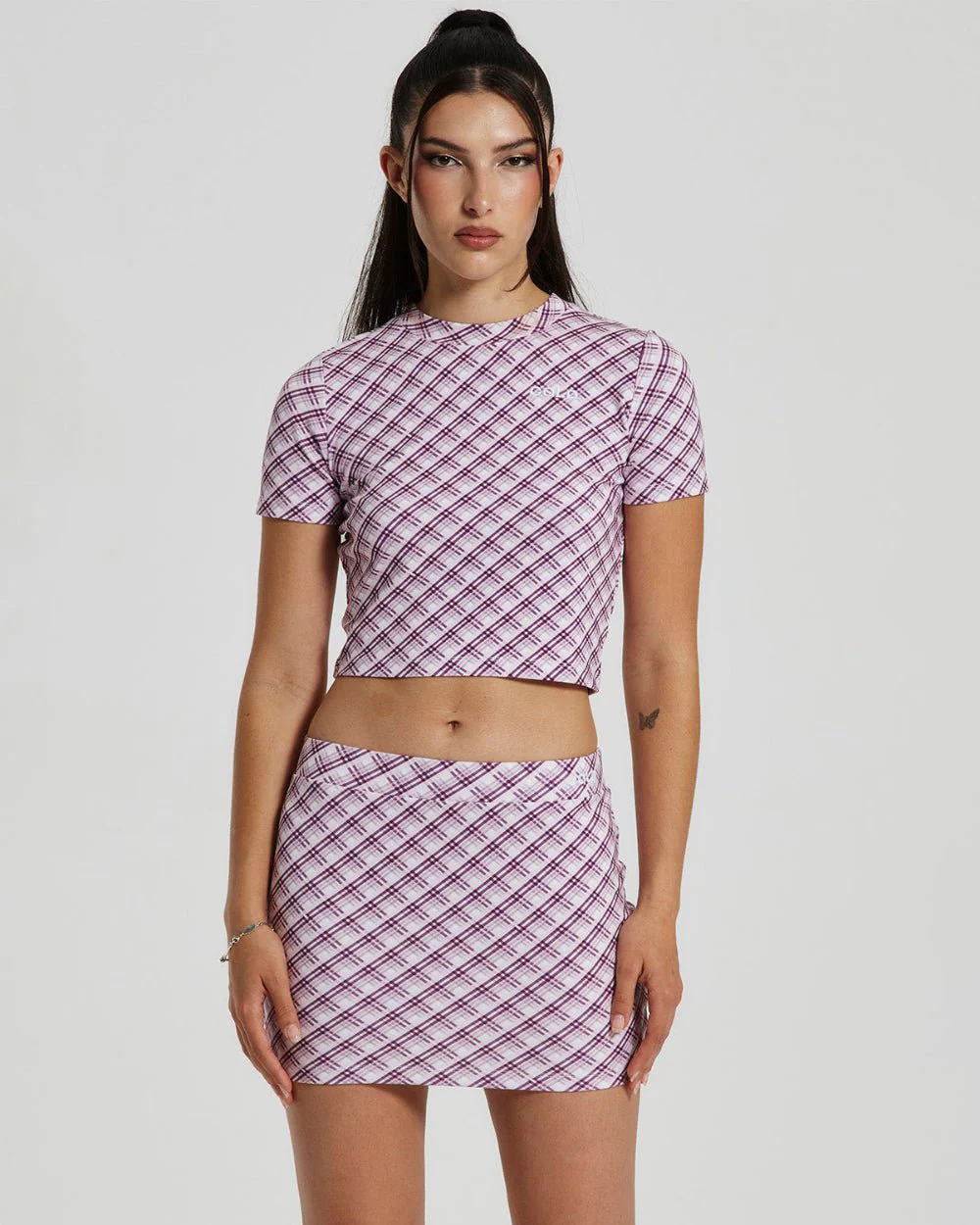 RHOMBUS SKIRT PINK - Image 2
