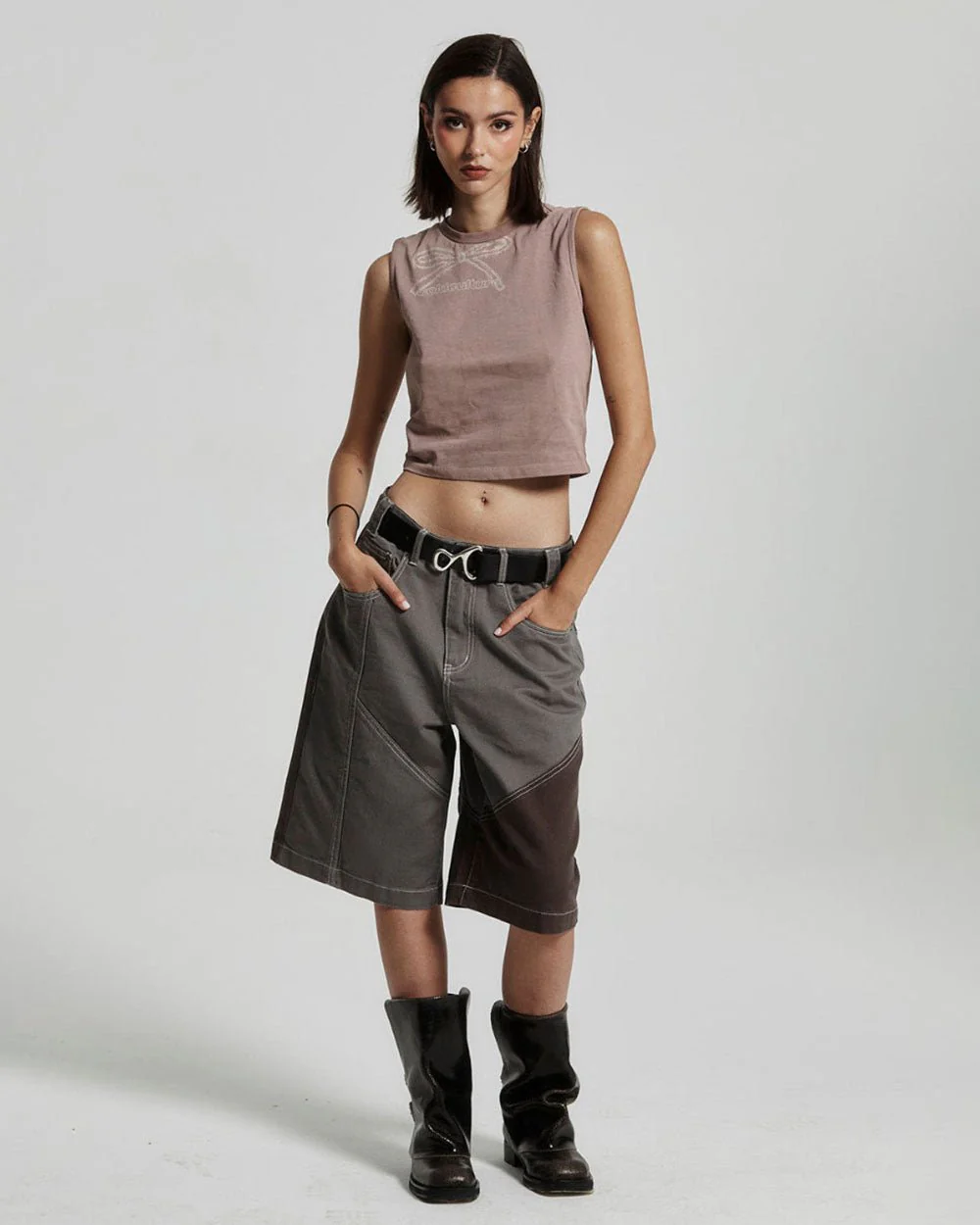 RIBBON TOP ALMOND BROWN - Image 4
