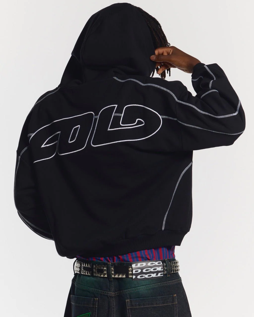 ROLLER HOODIE BLACK - Image 2