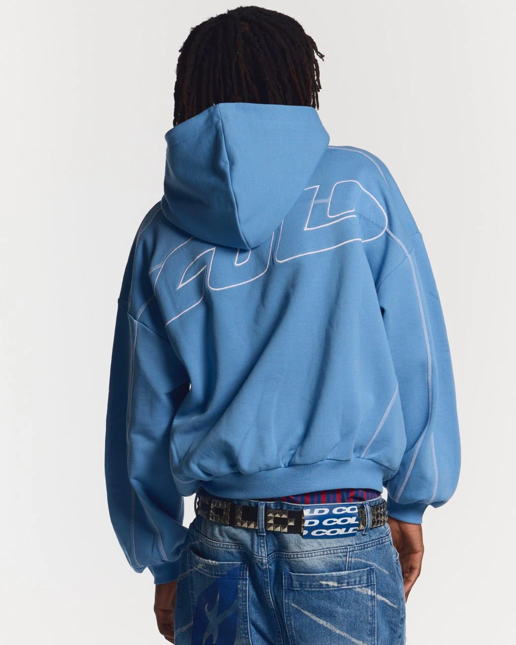 ROLLER HOODIE BLUE - Image 2