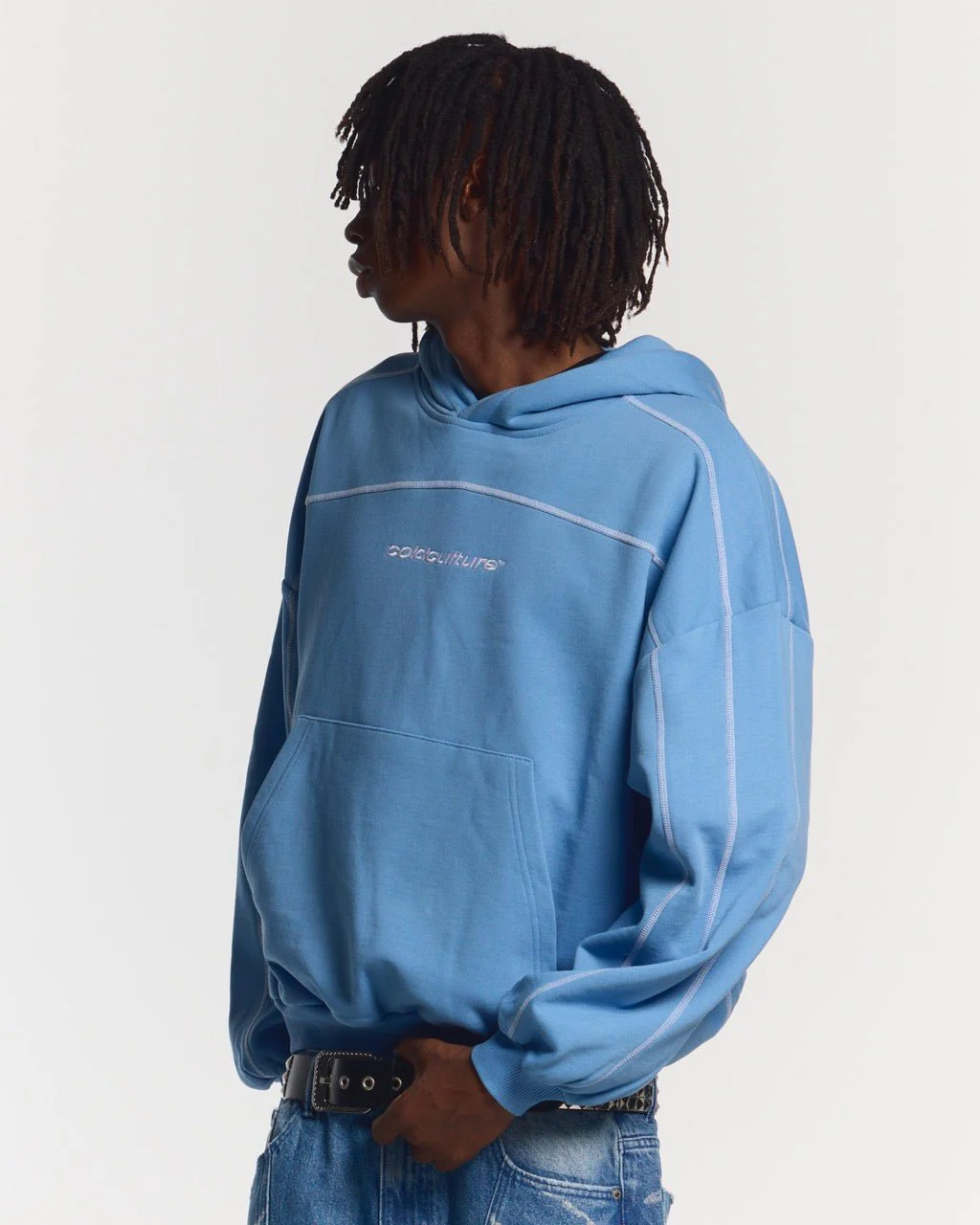 ROLLER HOODIE BLUE - Image 4