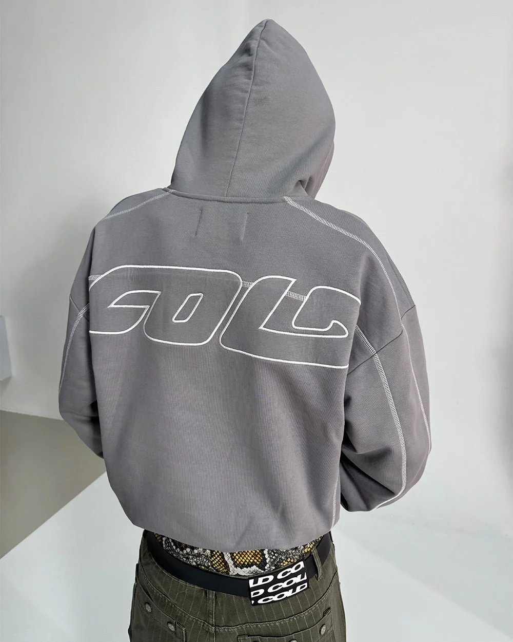 ROLLER HOODIE SMOKEY GREY - Image 3