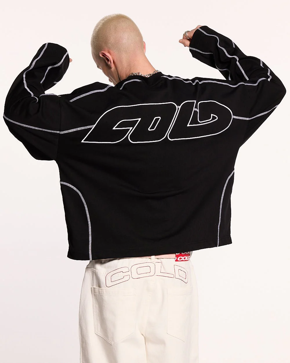 ROLLER LONGSLEEVE TEE BLACK - Image 3