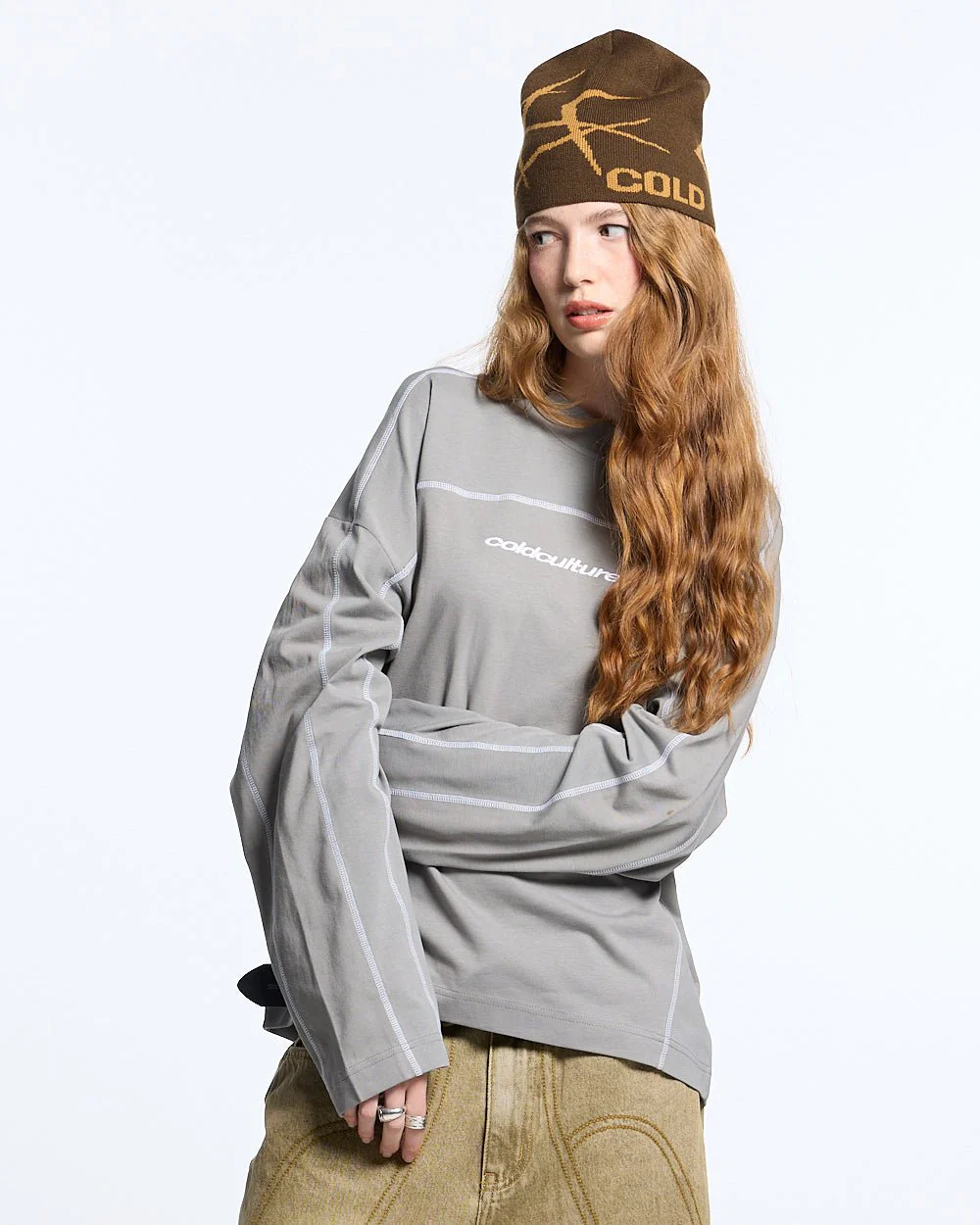 ROLLER LONGSLEEVE TEE GREY - Image 6