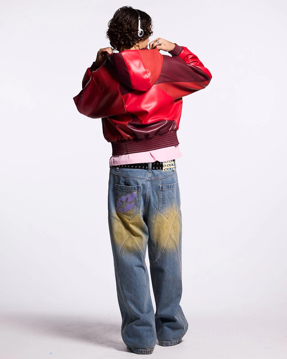 ROUTE JACKET RED AND BURGUNDY - Image 5