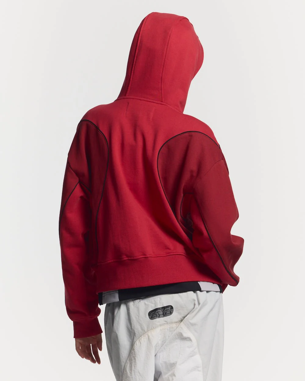 RUSH ZIPPER HOODIE RED - Image 6