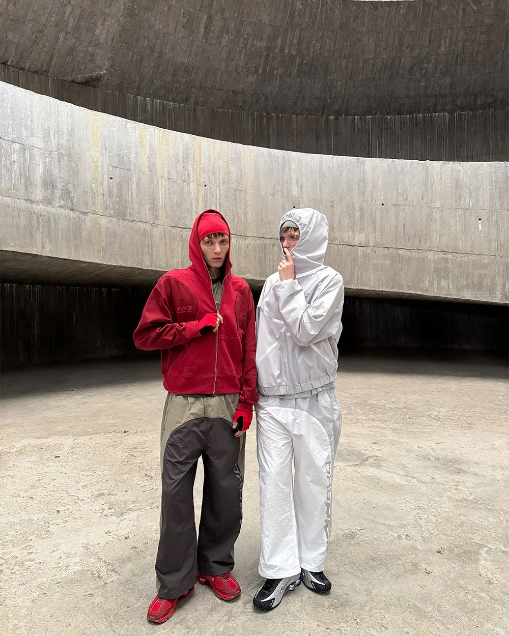 RUSH ZIPPER HOODIE RED - Image 7
