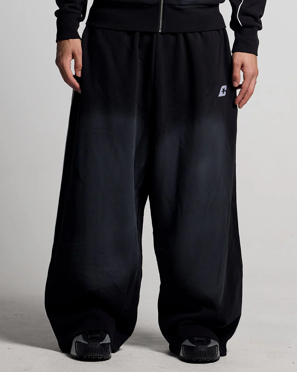 SAVAGE WASHED PANTS BLACK & WHITE - Image 3