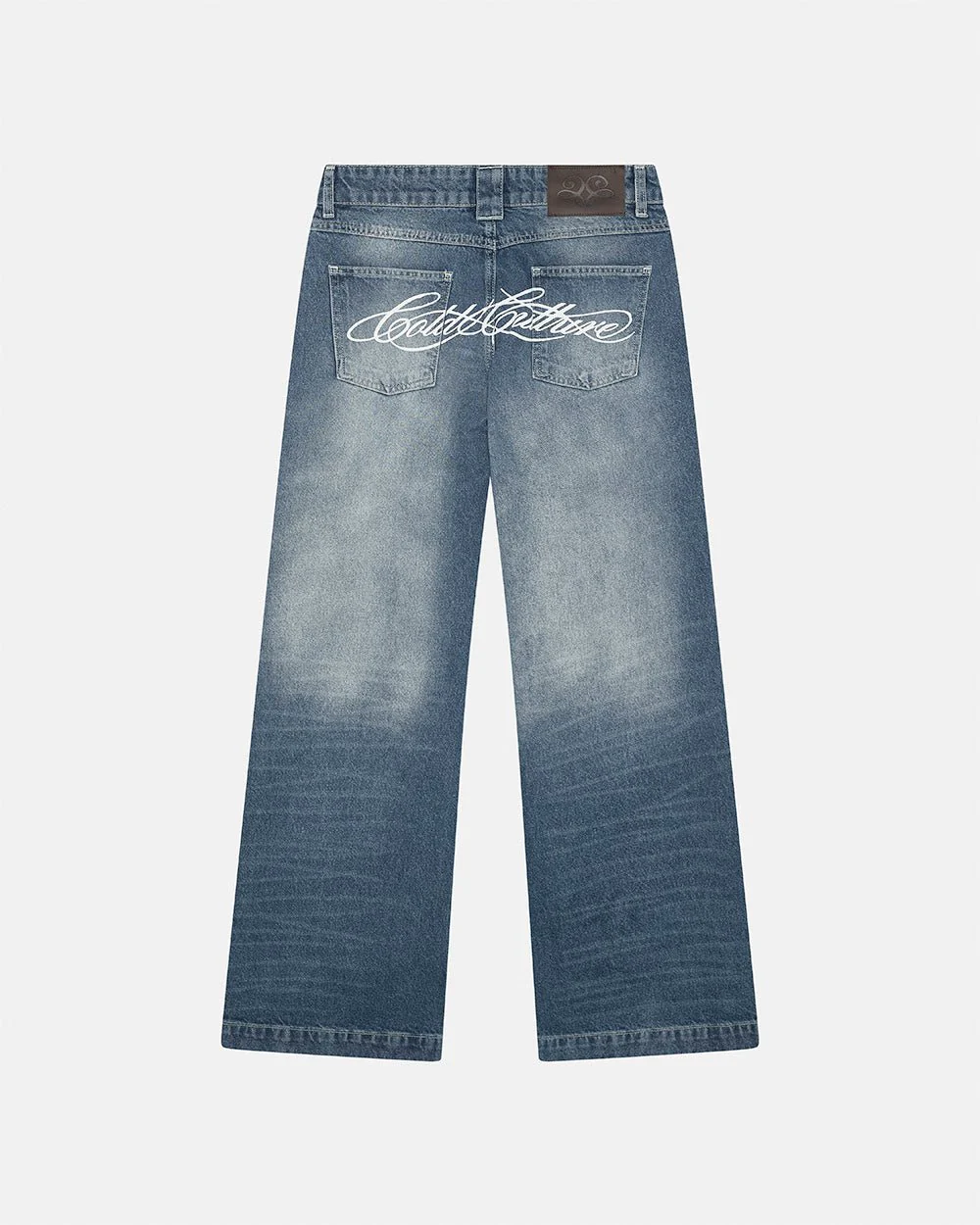 SCRIPT BOOTCUT JEANS BLUE - Image 2