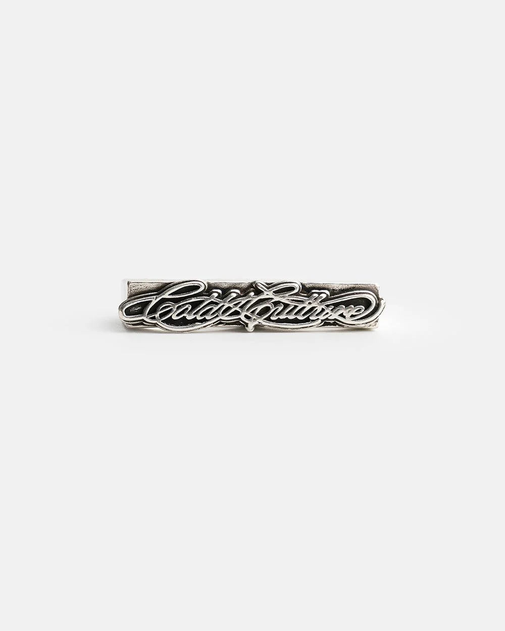 SCRIPT DOUBLE RING SILVER