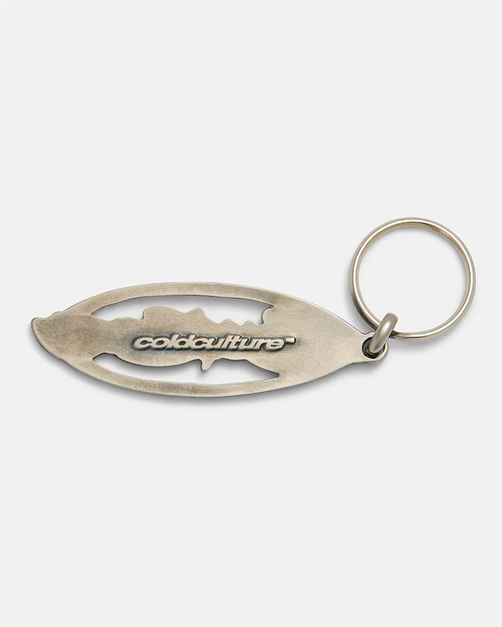 SCRIPT KEYCHAIN METAL SILVER  - Image 2