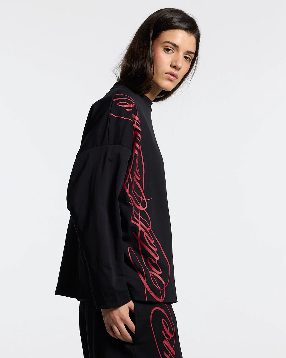 SCRIPT LONGSLEEVE BLACK - Image 5