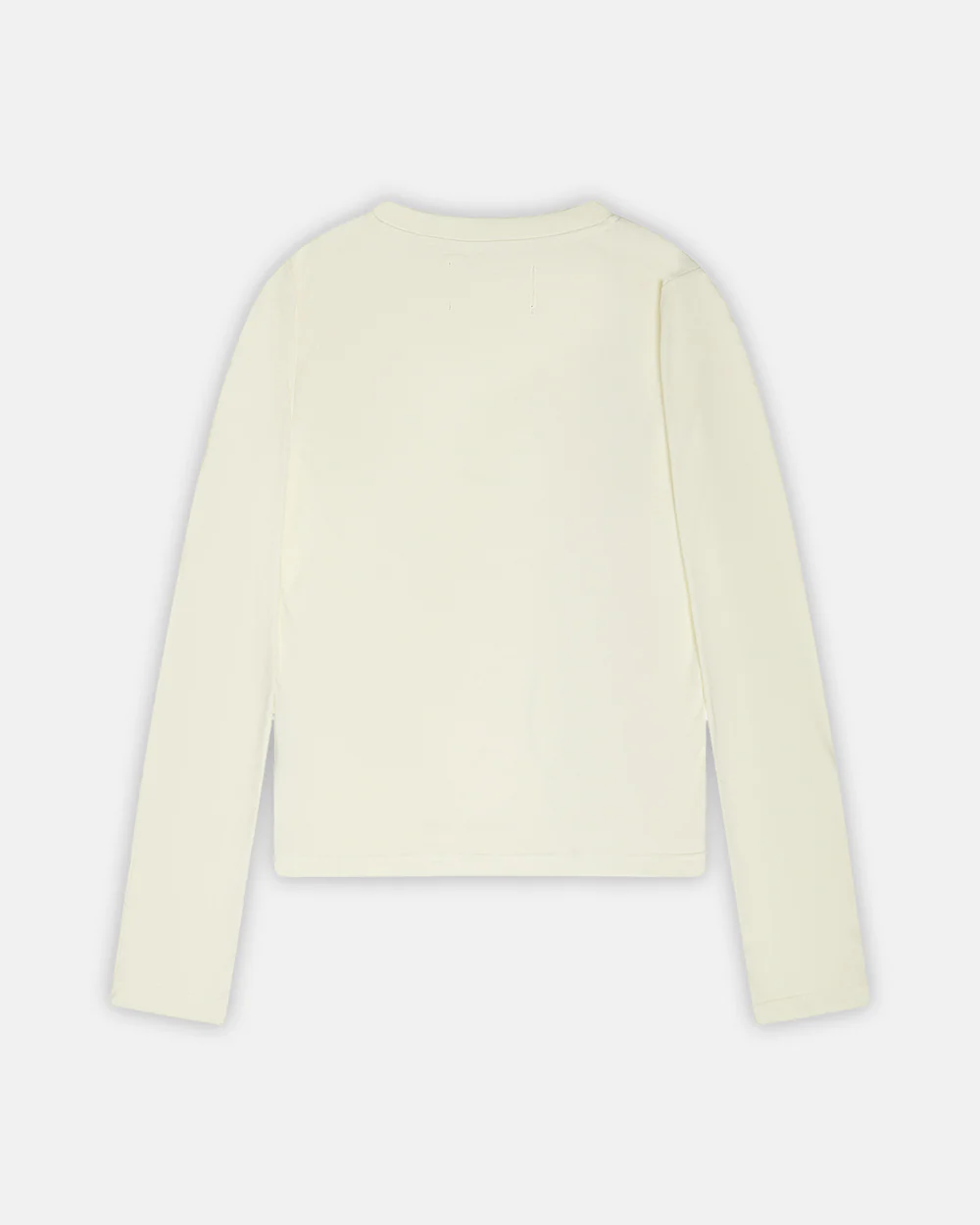 SCRIPT LONGSLEEVE TEE WHITE - Image 2