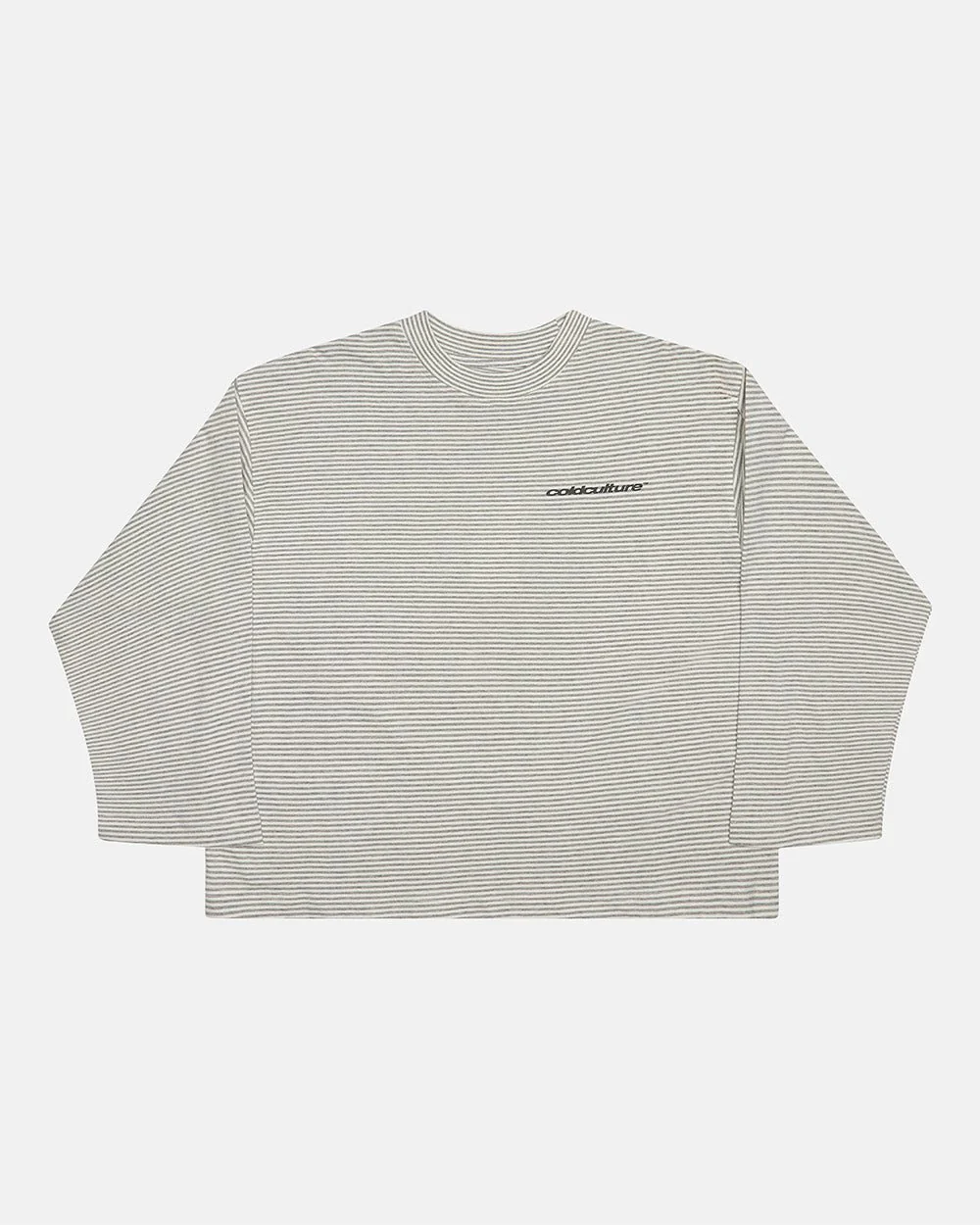 SCRIPT STRIPES LONGSLEEVE GREY - Image 2