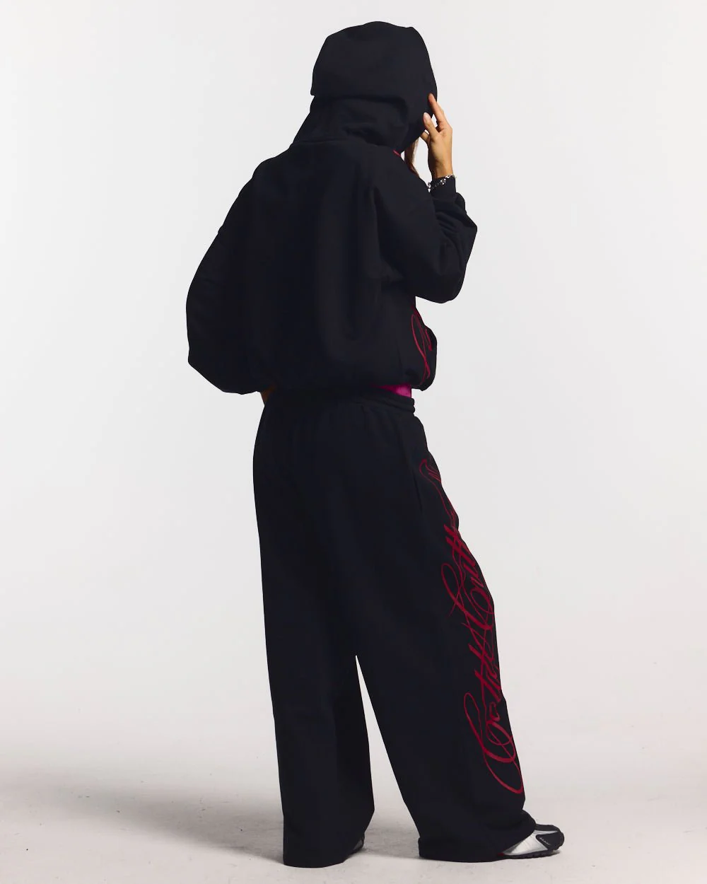 SCRIPT SWEATPANTS BLACK - Image 7