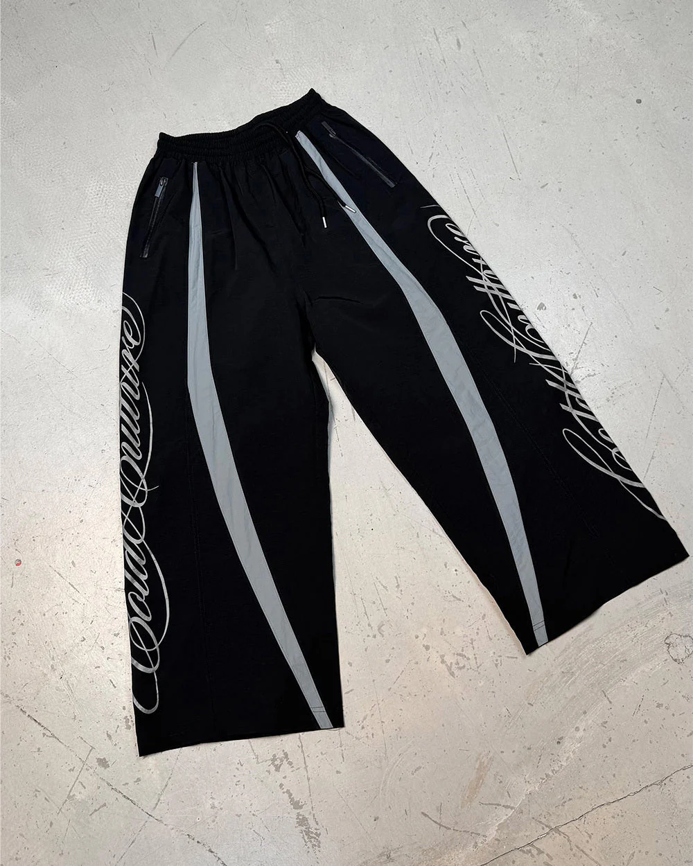 SCRIPT TECH PANTS BLACK - Image 6