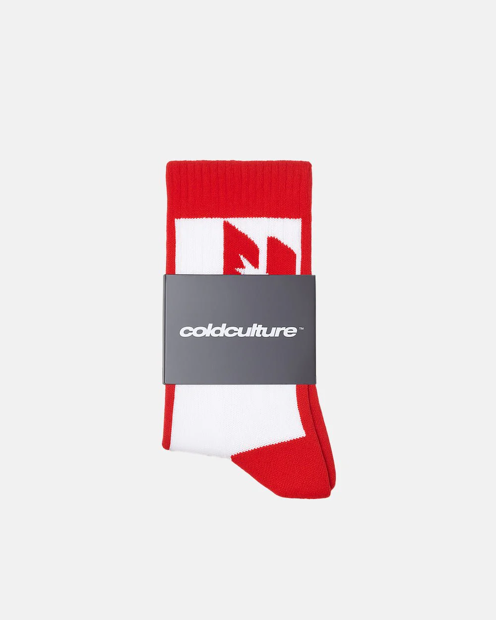 SILHOUETTE SOCKS VIVID RED/ WHITE - Image 2