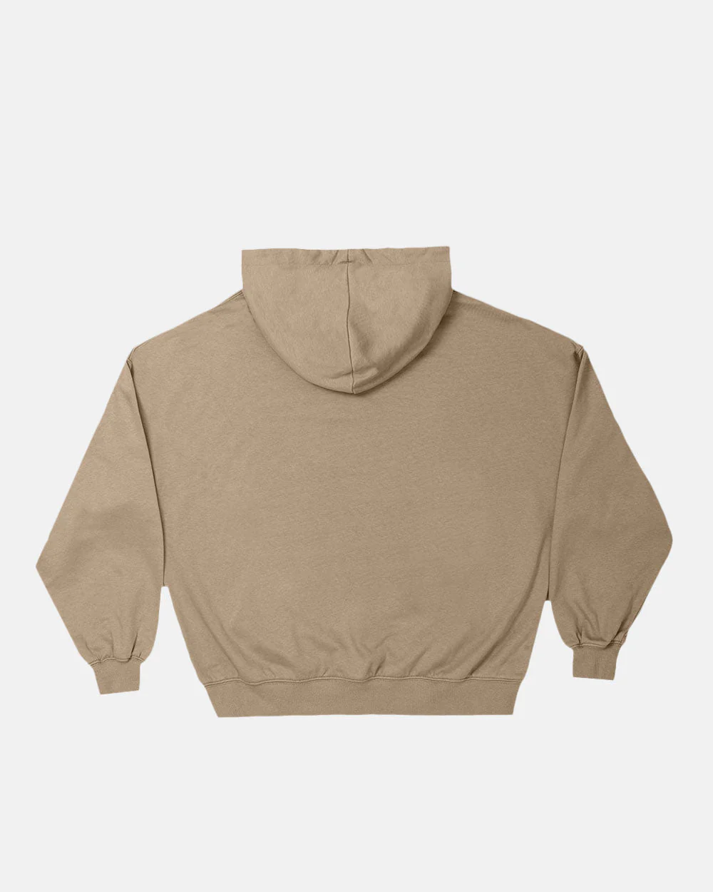 SILICONE DETAIL HOODIE SHADY BROWN - Image 3