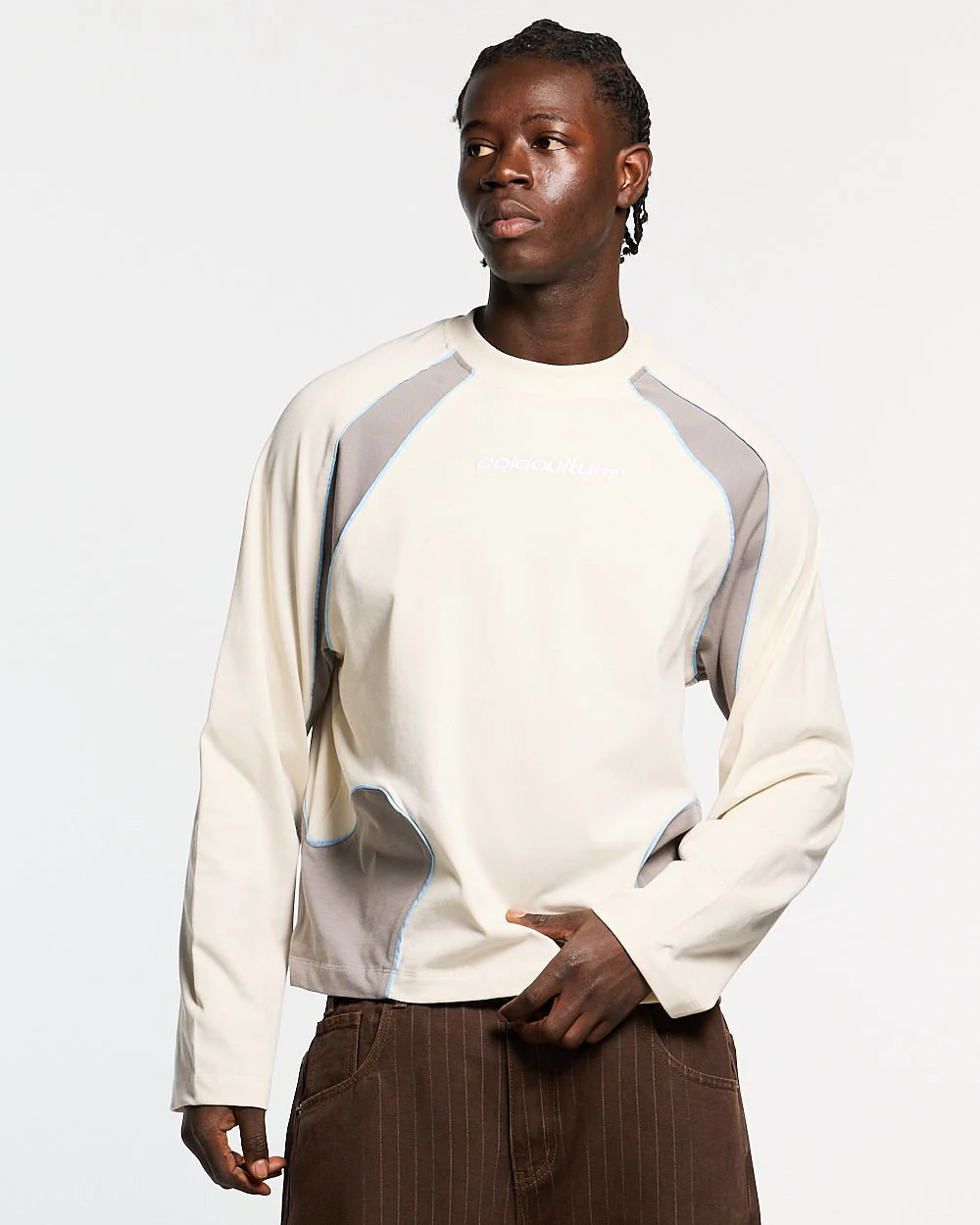 SLIDER LONGSLEEVE TEE GREY - Image 2