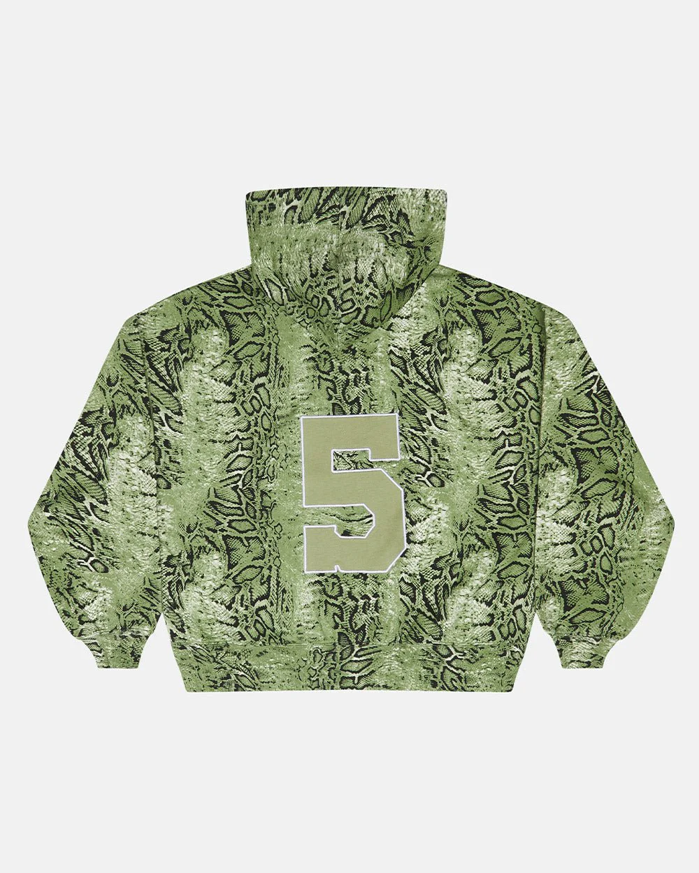 SNAKE  ZIP HOODIE GREEN & BLACK - Image 2